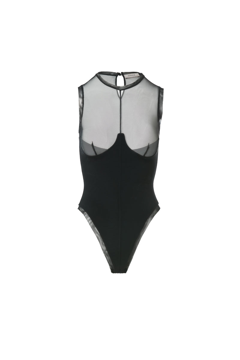 Hold-Up Bodysuit Black