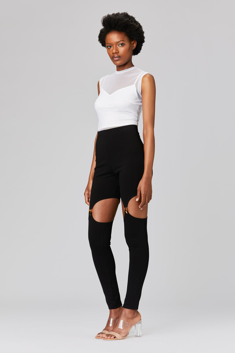 Suspender Leggings Black – Murmur