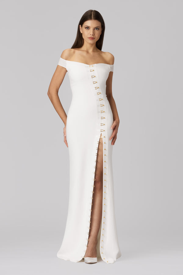 Ivy Long Dress White