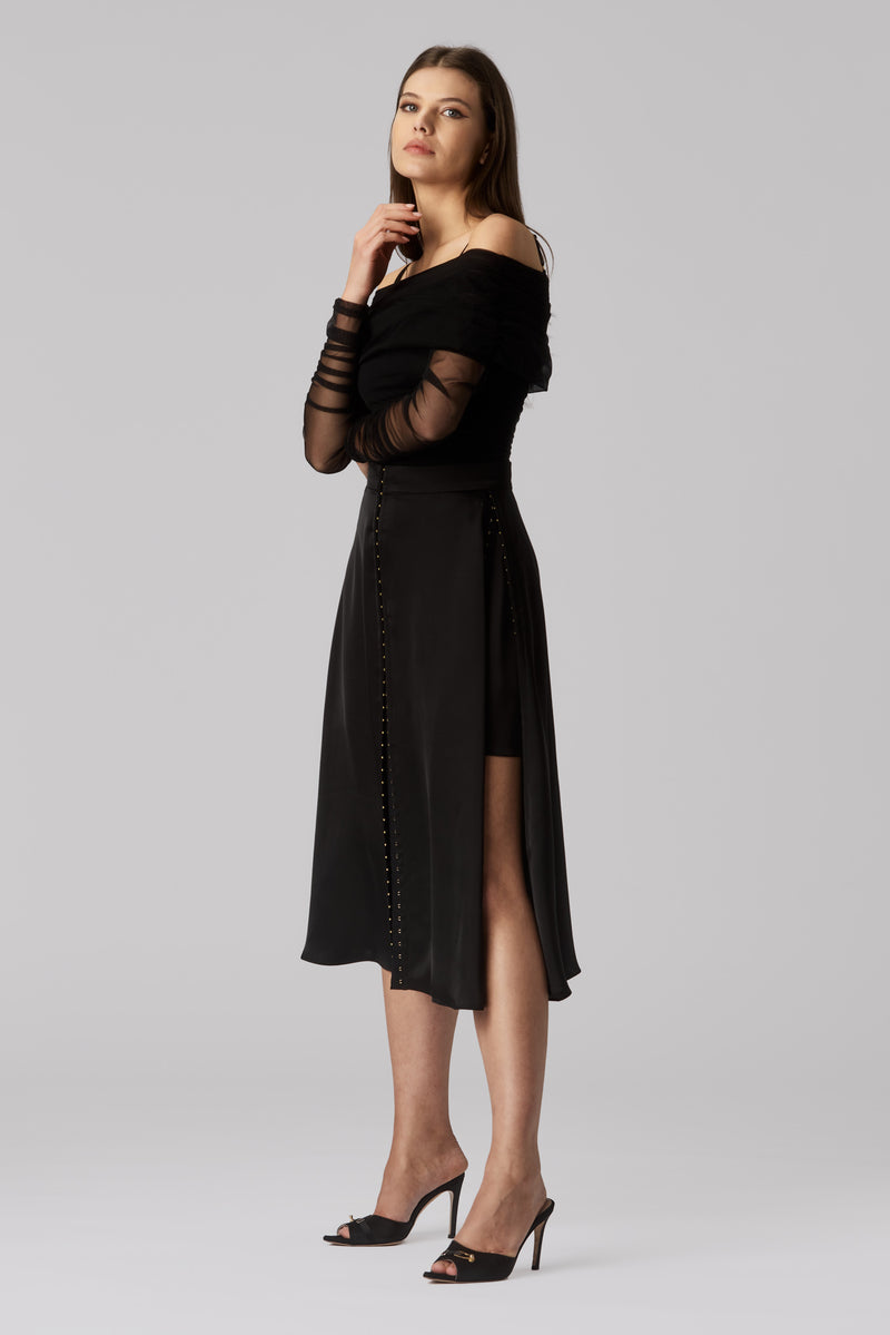 Unveil Bodysuit Black