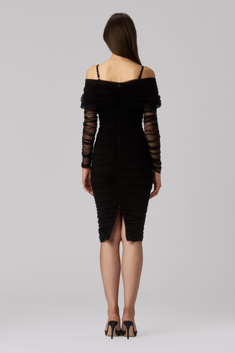 Unveil Dress Black