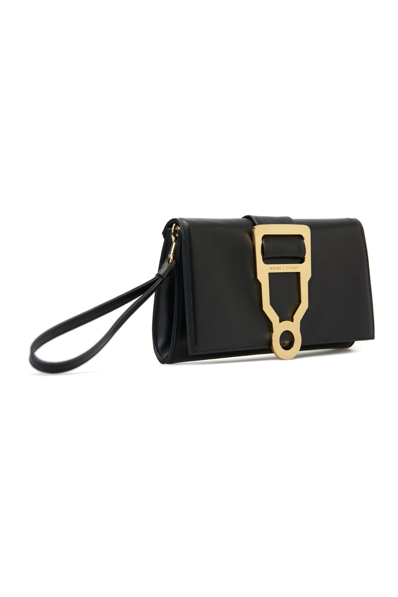 Radical Leather Clutch Black