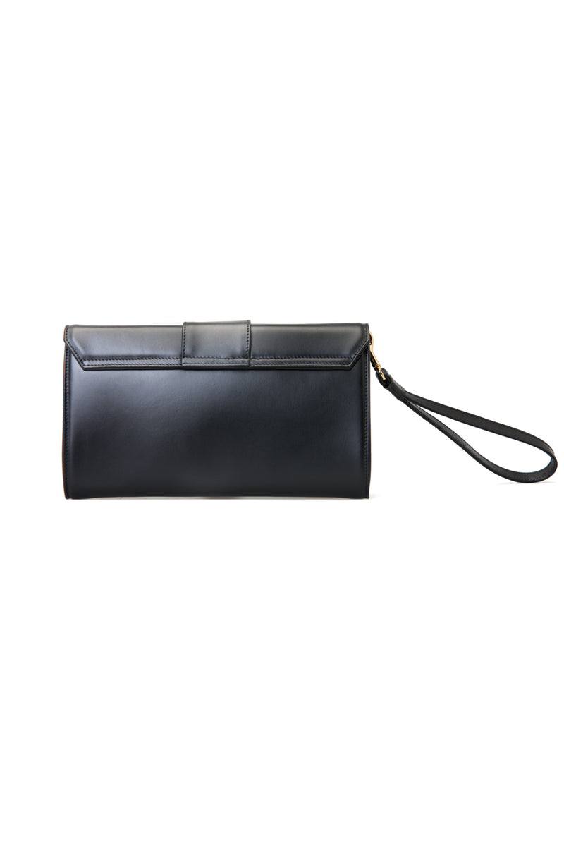 Radical Leather Clutch Black